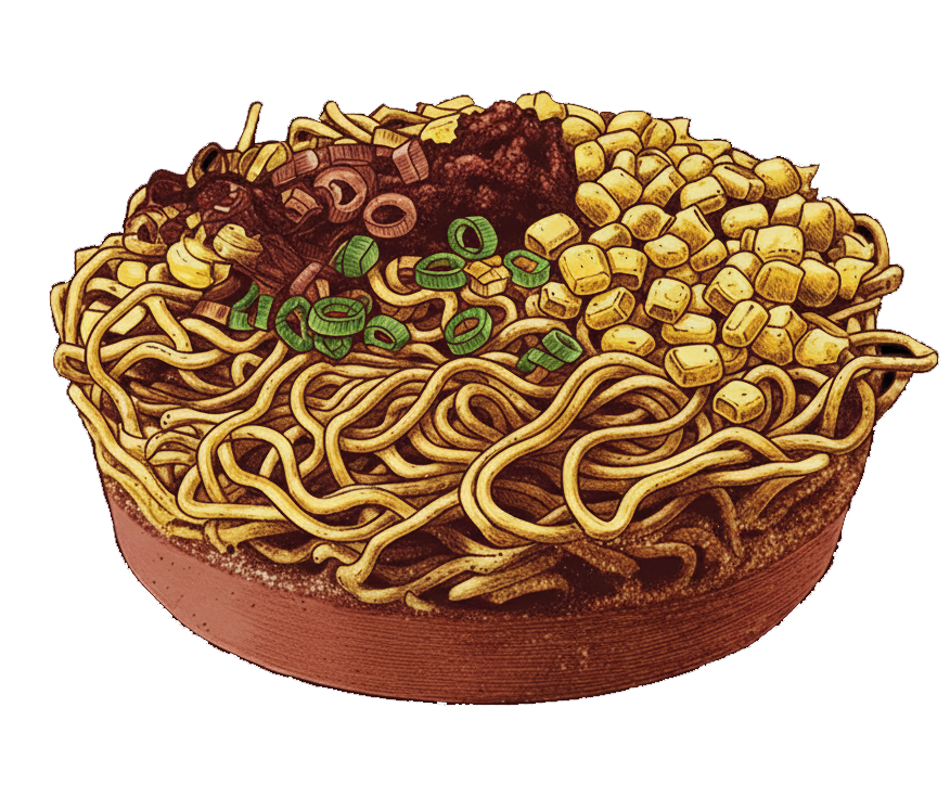  <span class="lte-header lte-h4"> Place the frozen ramen block into a saucepan or oven. </span> 